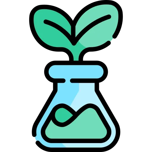 Illustration d'un concept scientifique avec des plantes